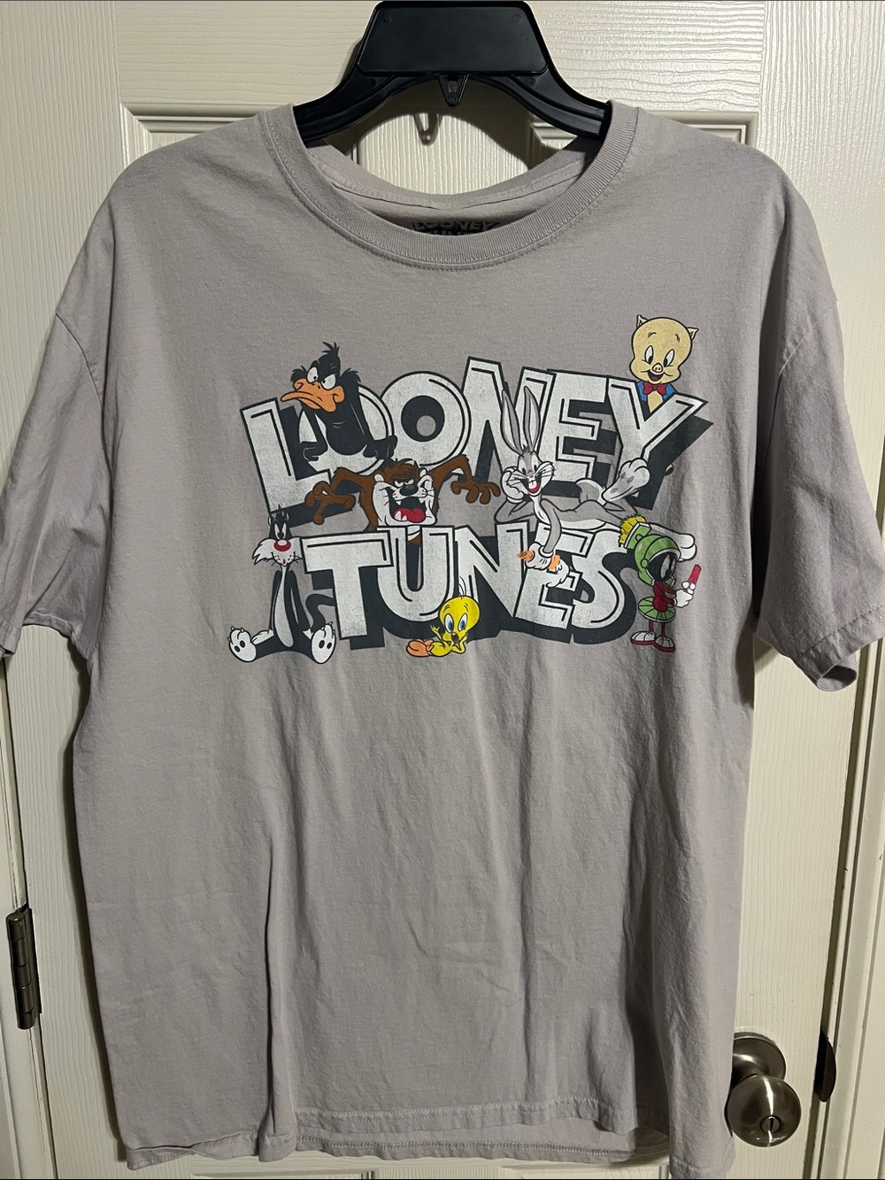 Looney Tunes T-Shirt in Light Gray